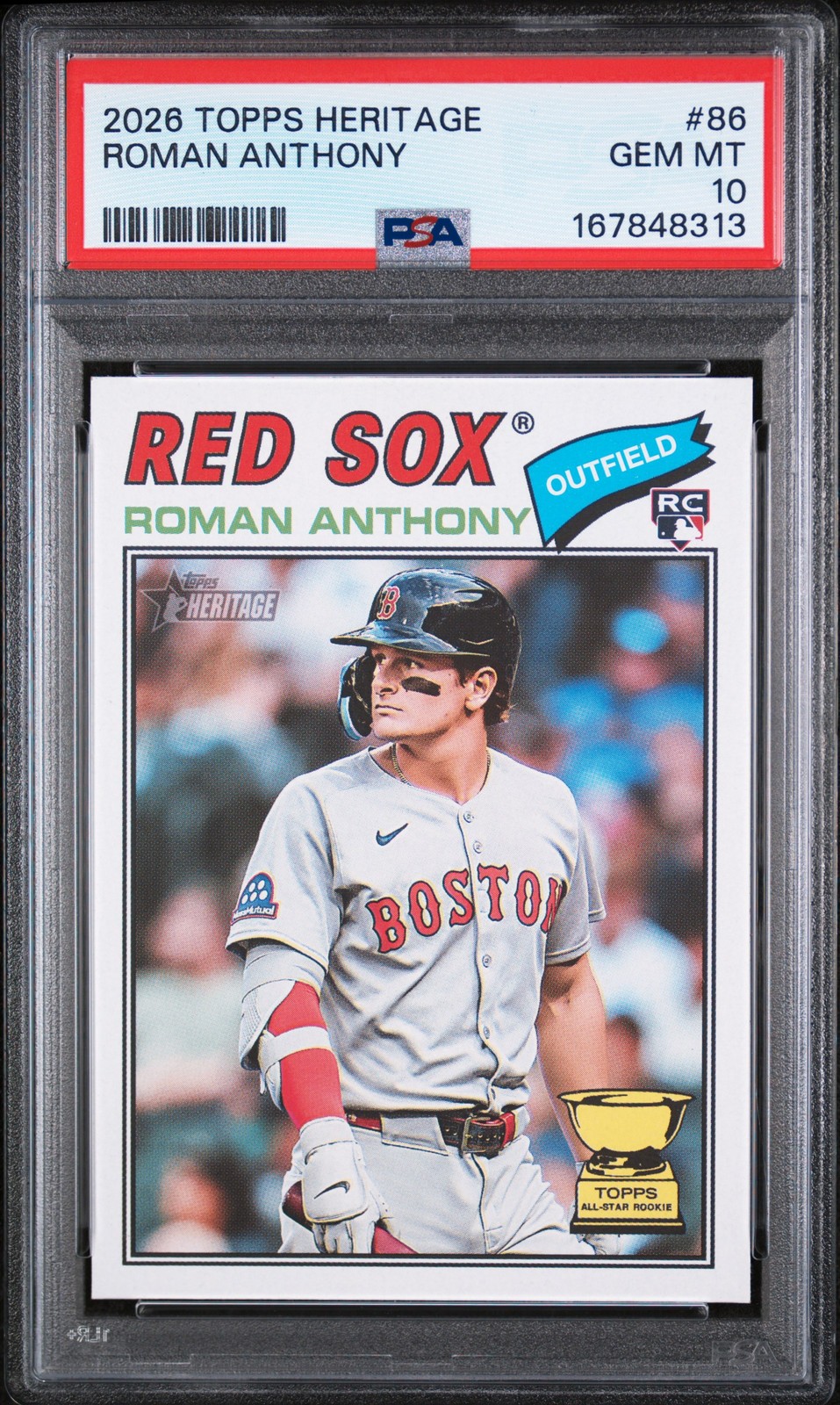 2026 Topps Heritage #86 Roman Anthony PSA 10
