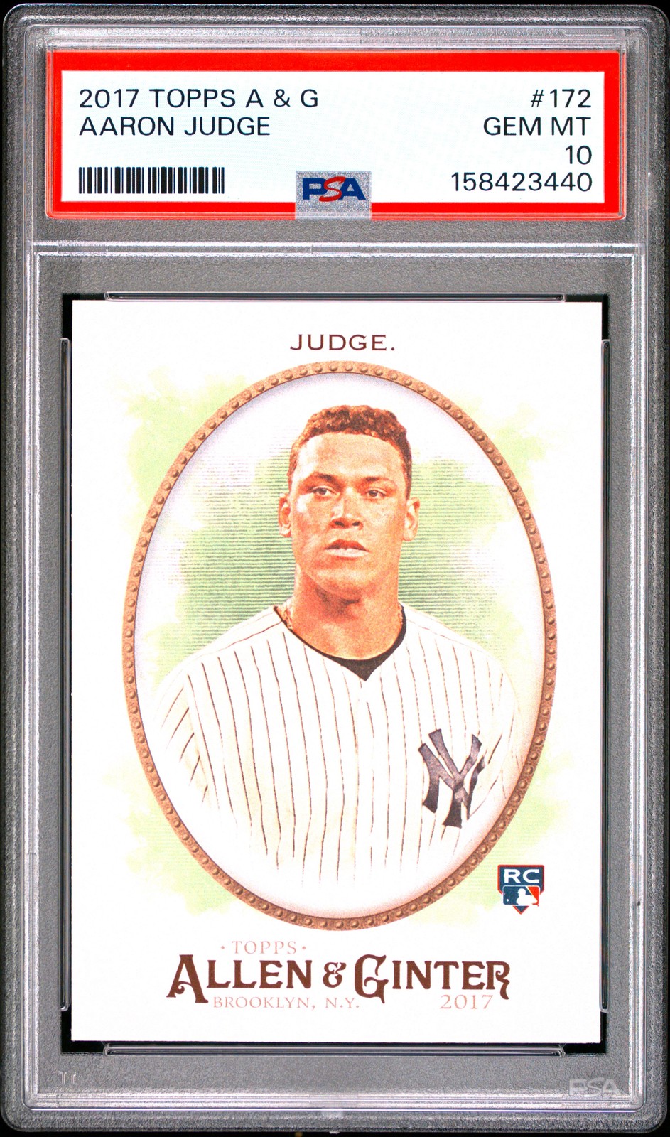 2017 Allen & Ginter #172 Aaron Judge PSA 10