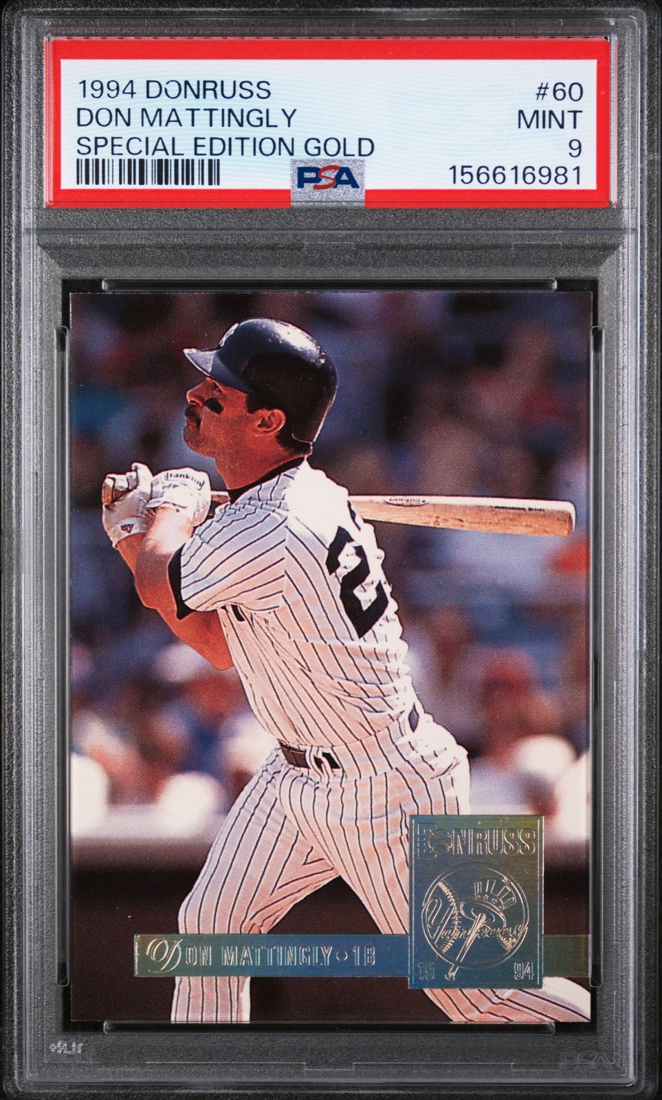 1994 Donruss Special Edition Gold #60 Don Mattingly PSA 9