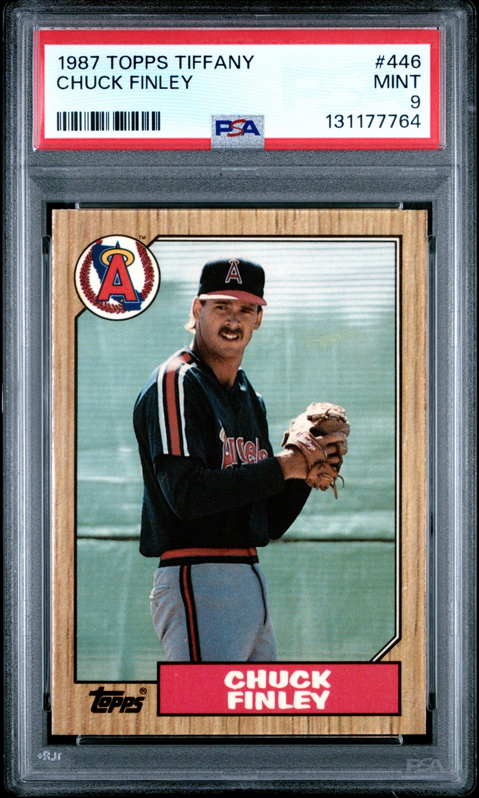 1987 Topps Tiffany #446 Chuck Finley PSA 9