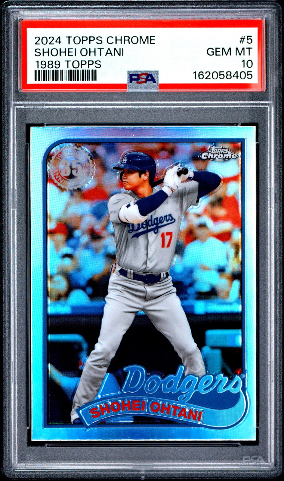 2024 Topps Chrome 1989 Topps Baseball #5 Shohei Ohtani PSA 10