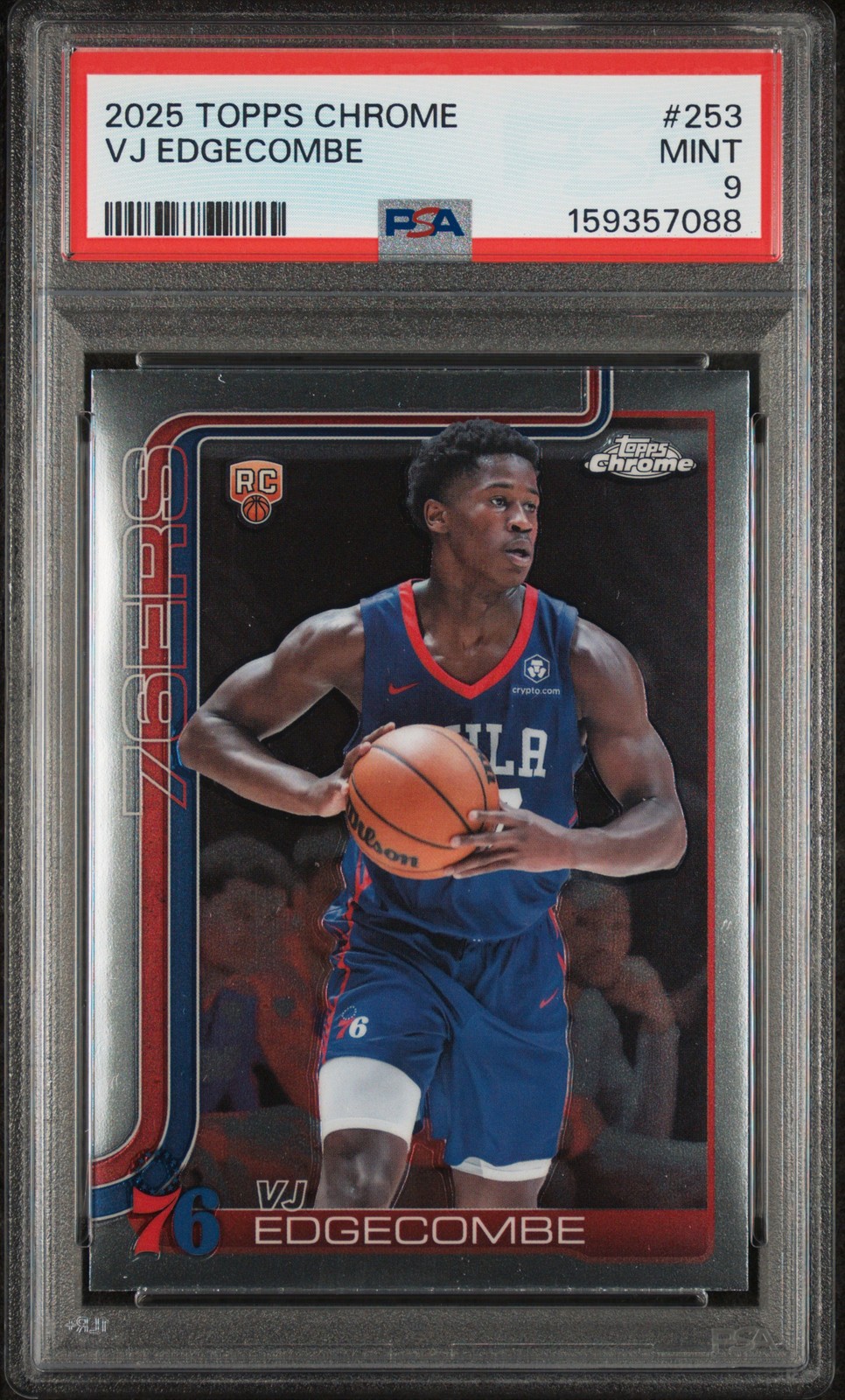 2025 Topps Chrome #253 Vj Edgecombe PSA 9