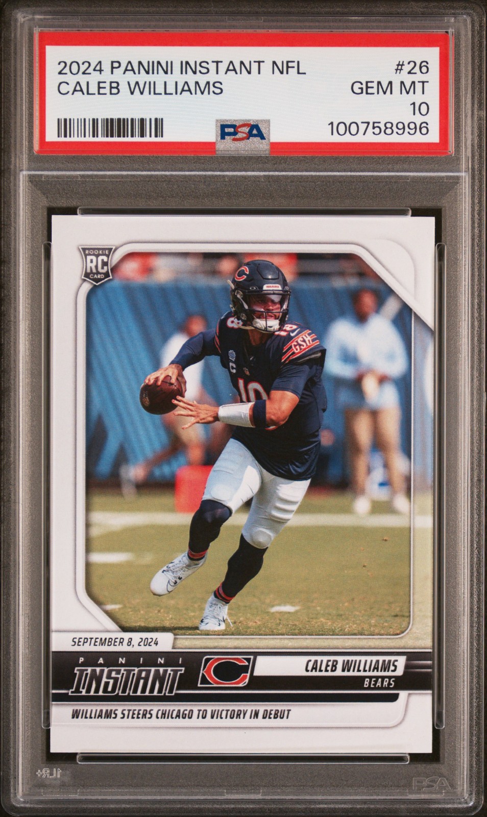 2024 Panini Instant NFL #26 Caleb Williams PSA 10