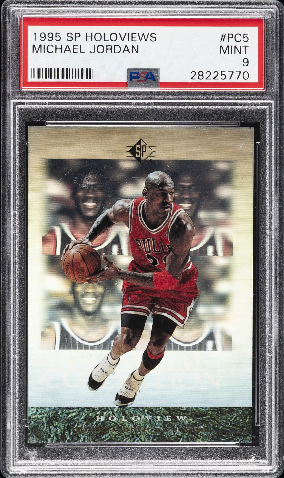 1995 SP Holoviews #PC5 Michael Jordan PSA 9