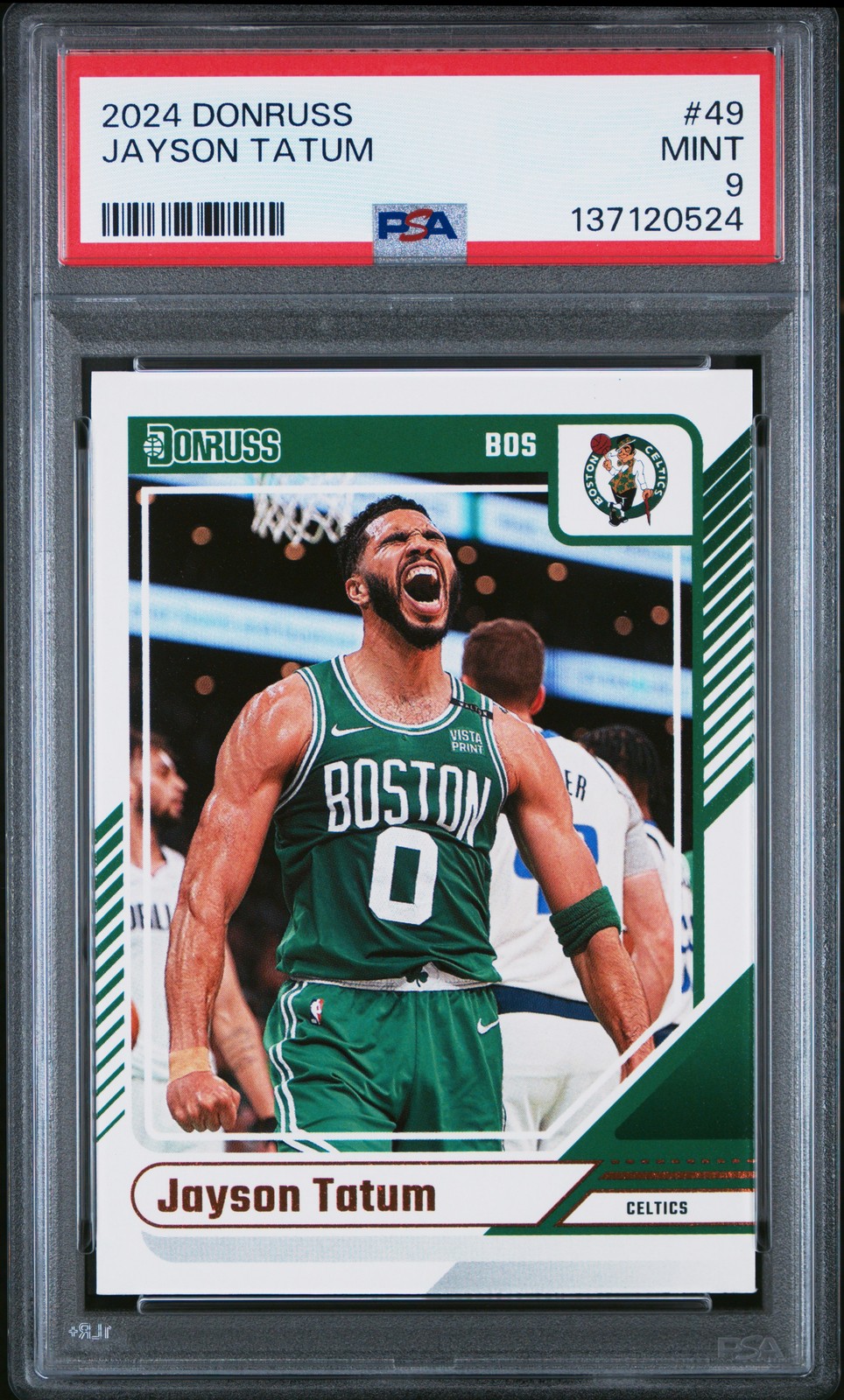 2024 Panini Donruss #49 Jayson Tatum PSA 9