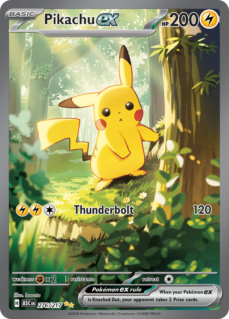 Pikachu ex, Ascended Heroes 276/217